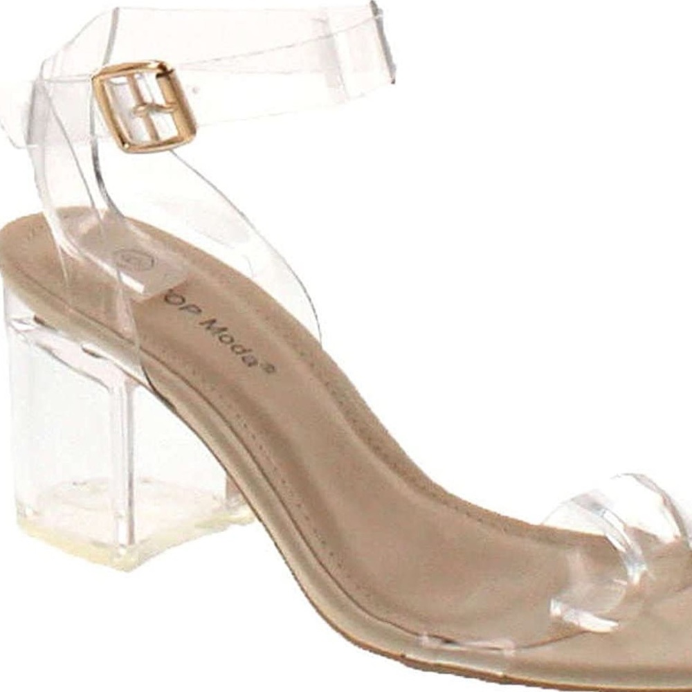 Top moda clear heels